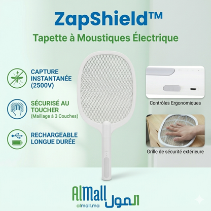 ⚡ ZapShield™ — Éliminez Moustiques et Insectes en 1 Geste