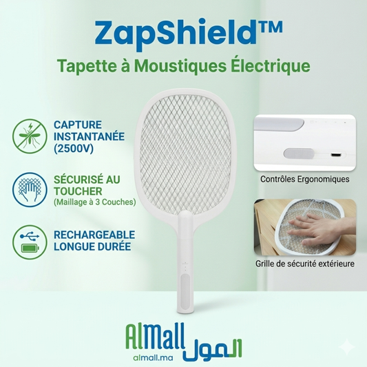 ⚡ ZapShield™ — Éliminez Moustiques et Insectes en 1 Geste