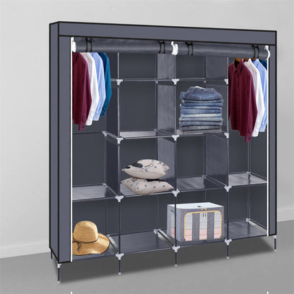 Armoire penderie 👗 Penderie 170cm — Rangez 50 vêtements sans sousis