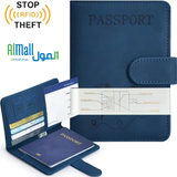 Protège-Passeport de Voyage — Multi-poches avec Protection RFID