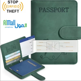 Protège-Passeport de Voyage — Multi-poches avec Protection RFID