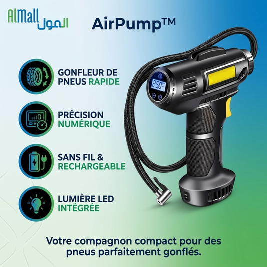 AirPump Pro™ — Gonflez vos pneus en 3 min