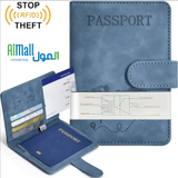 Protège-Passeport de Voyage — Multi-poches avec Protection RFID