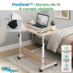 FlexDesk™ — مكتب متحرك قابل للتعديل