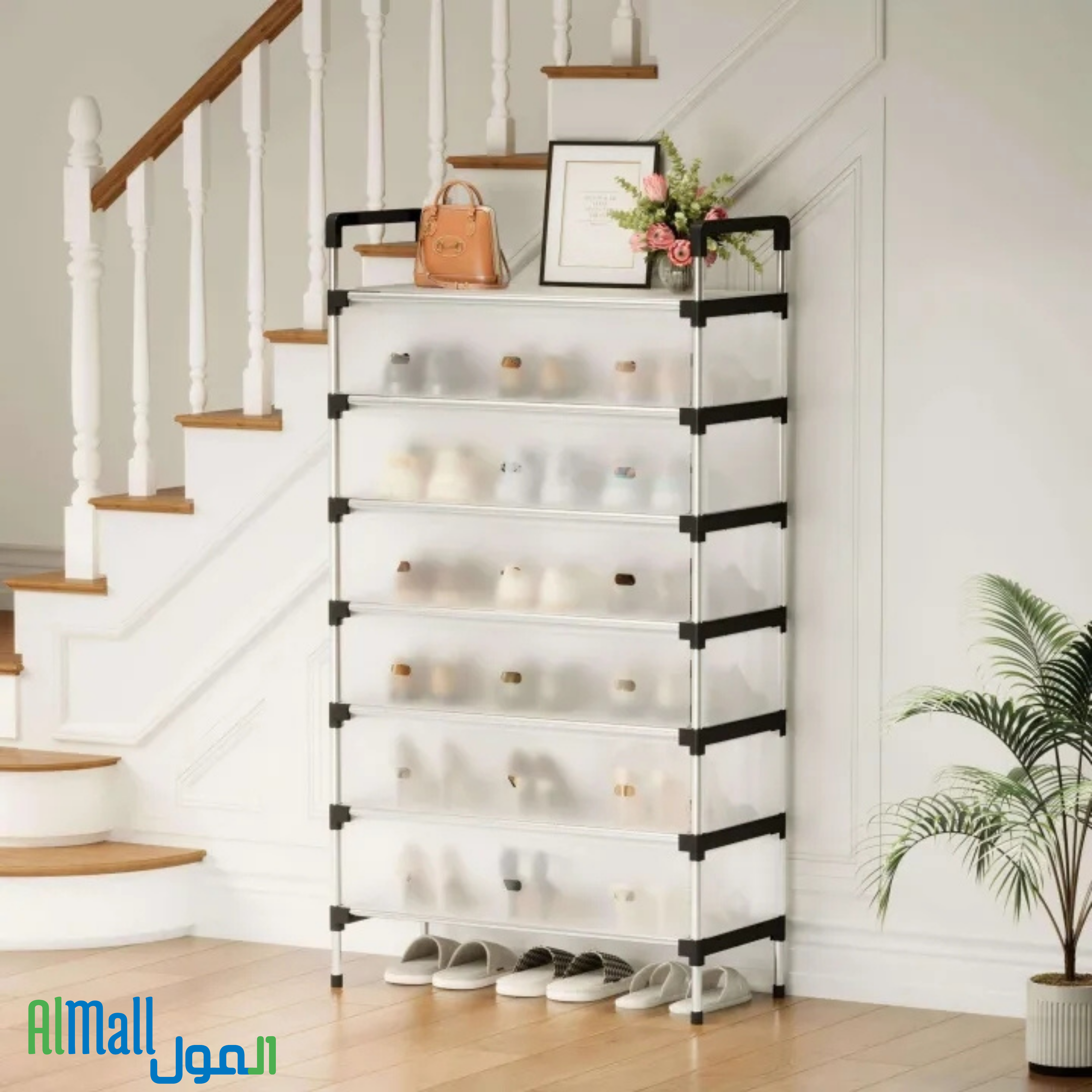 ShoeTower™ — Tour à Chaussures 7 Niveaux (28 paires)