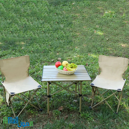 Table + 4 Chaises Pliables - CampSet™