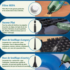 DustGun™ — Souffleur & Aspirateur Sans Fil