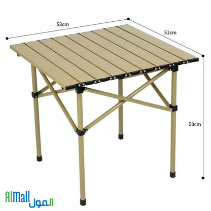 Table + 4 Chaises Pliables - CampSet™