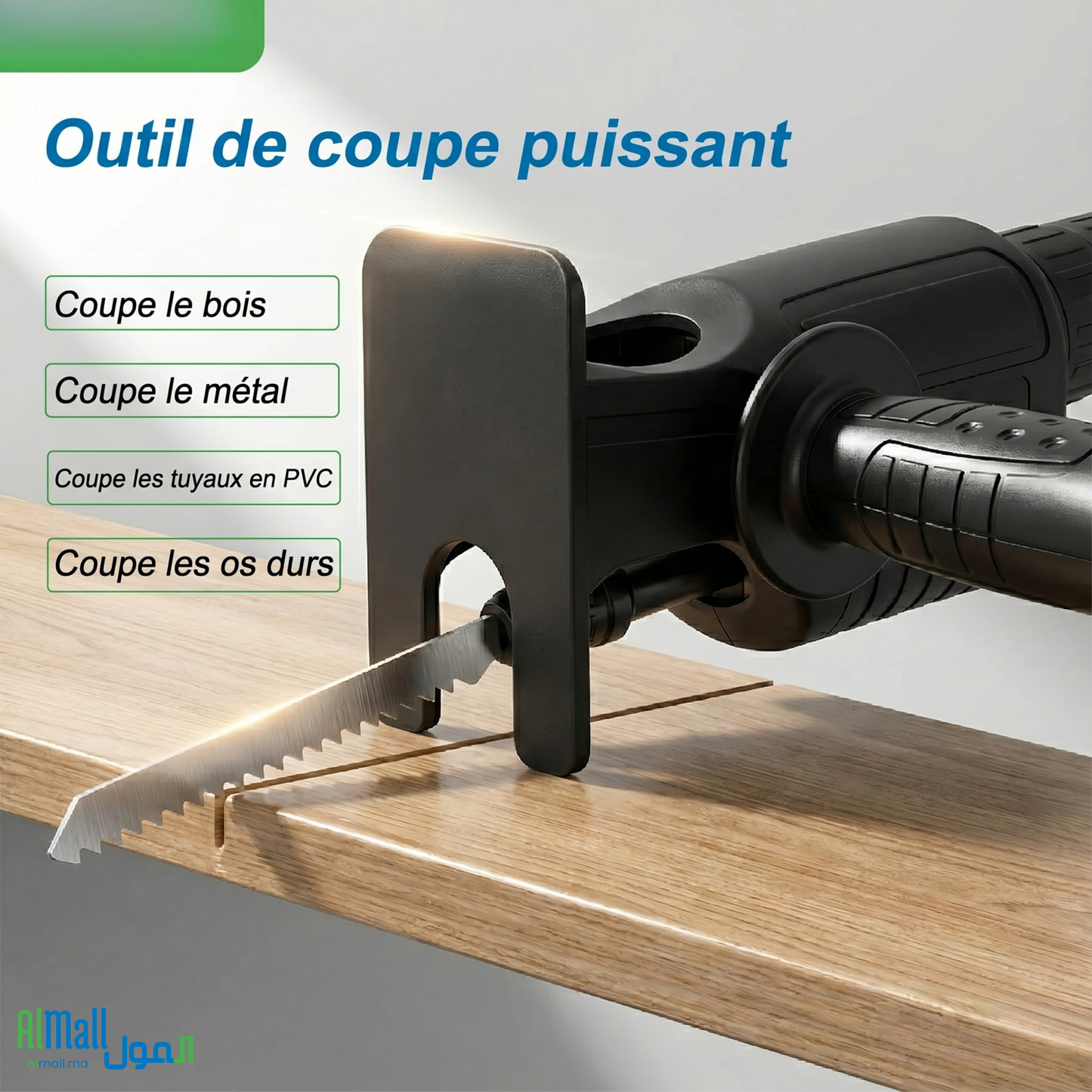 DrillSaw™ - Transformez Votre Perceuse en Scie Réciprocante en 30 Secondes