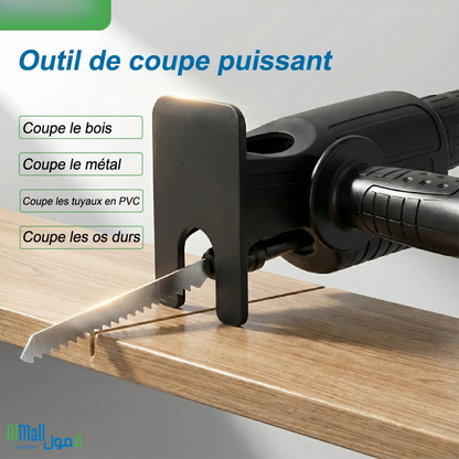 DrillSaw™ - Transformez Votre Perceuse en Scie Réciprocante en 30 Secondes