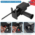 DrillSaw™ - حوّل مثقابك إلى منشار ترددي في 30 ثانية
