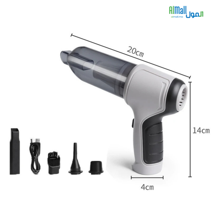 DustGun™ — Aspirez et Soufflez Partout Sans Fil