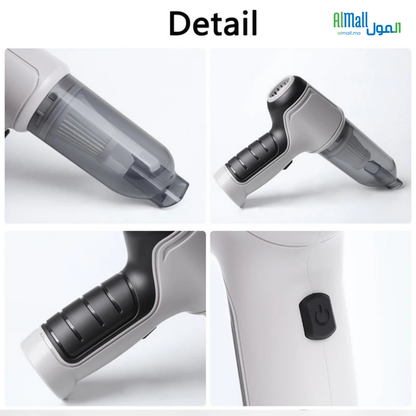 DustGun™ — Aspirez et Soufflez Partout Sans Fil