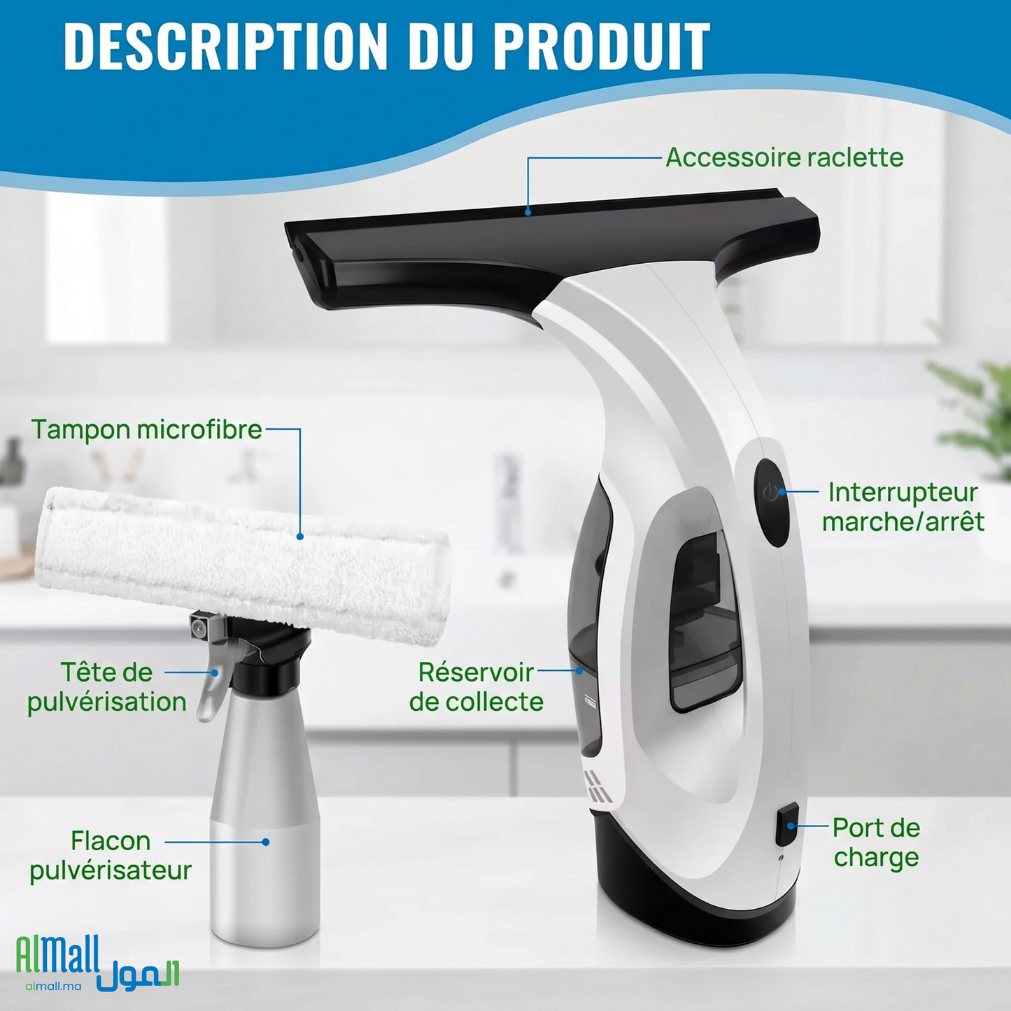 ClearPro™ — Vitres Impeccables en 3 Gestes, Sans Traces et Sans Effort