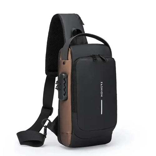CrossBag Pro — Sac Bandoulière Anti-Vol Homme