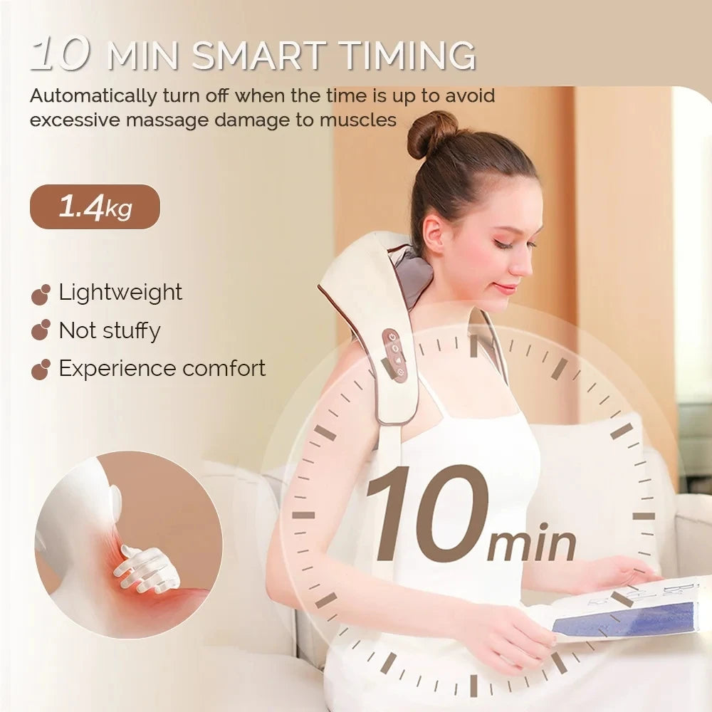 💆 NeckRelax™ — Soulagement nuque et épaules en 15 minutes