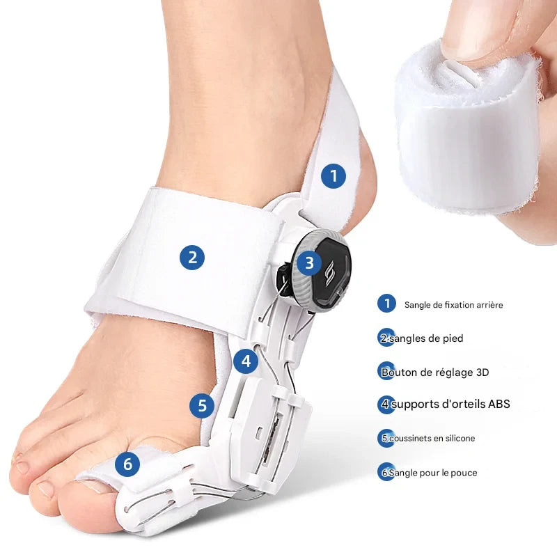 🦶 Corrigez votre hallux valgus en douceur, jour après jour