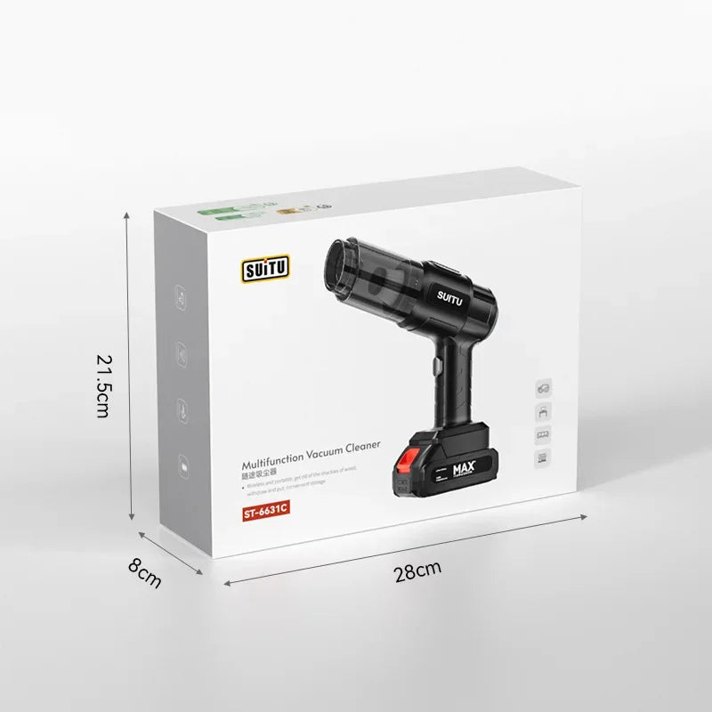 DustMax™ — Aspirateur Sans Fil Maison & Voiture