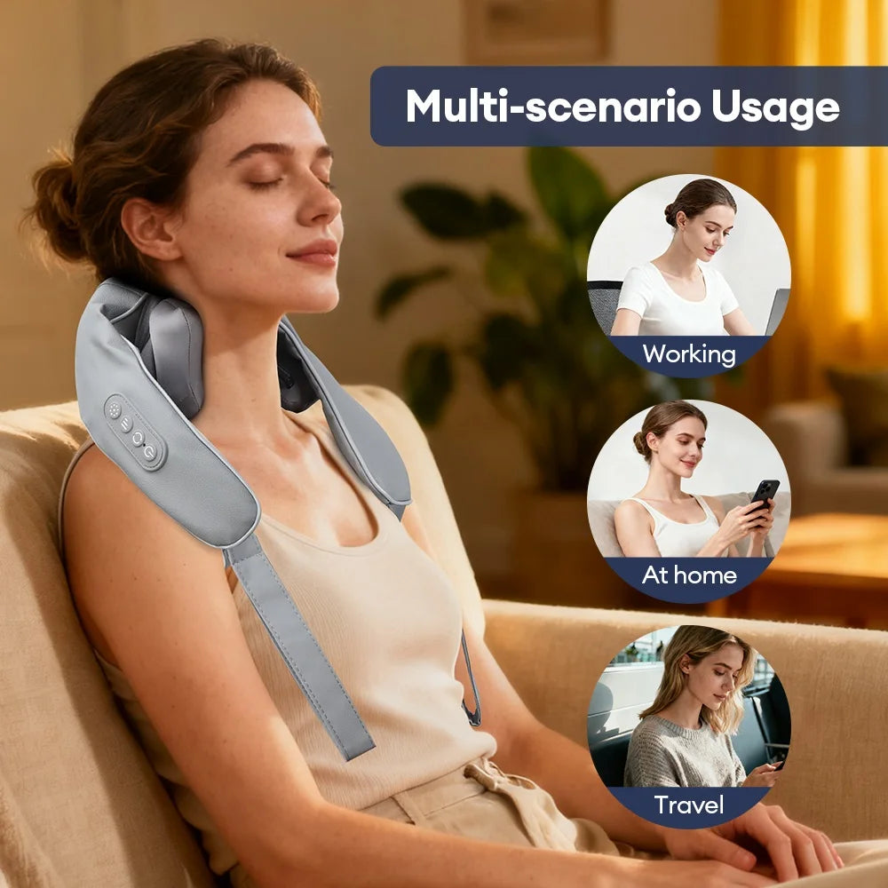 💆 NeckRelax™ — Soulagement nuque et épaules en 15 minutes