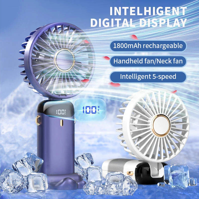 FreshBreeze™ — Ventilateur 3-en-1 USB Rechargeable