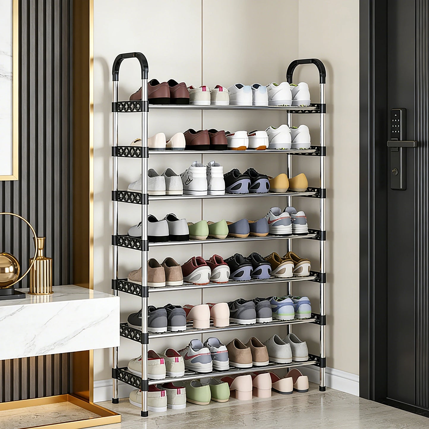 👟 ShoeCabinet™ — Rangez 20 paires à l'entrée, proprement