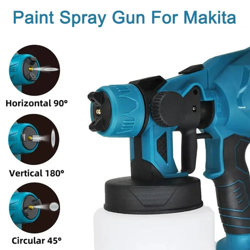 SprayMax™ — Pistolet Peinture Électrique 1000ml Makita