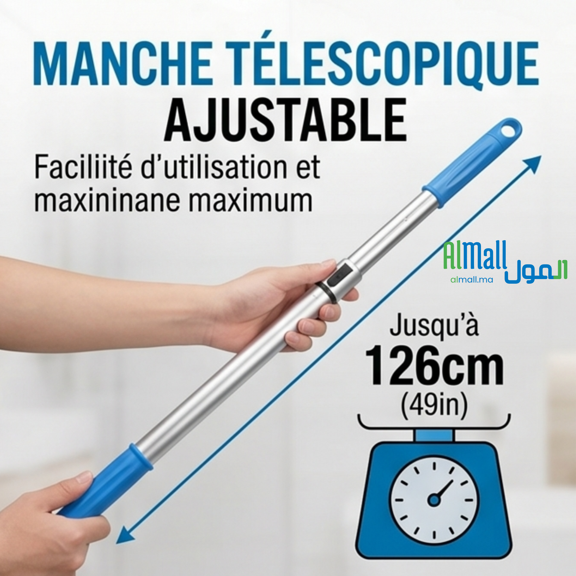ScrubForce™ — Brosse Électrique 9 Embouts