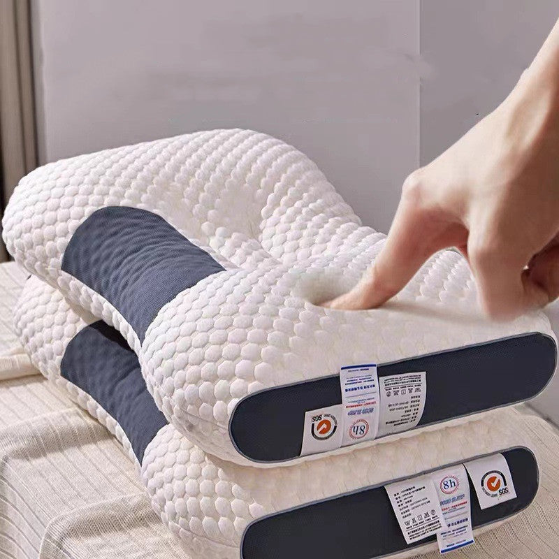 😴 Oreiller Cervical 3D — Réveillez-vous sans douleur dès la 1ère nuit