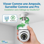 BulbCam™ — Caméra Surveillance WiFi Ampoule 1080P