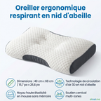 Pack de 2 NeckCloud™ — Oreiller Ergonomique Cervical
