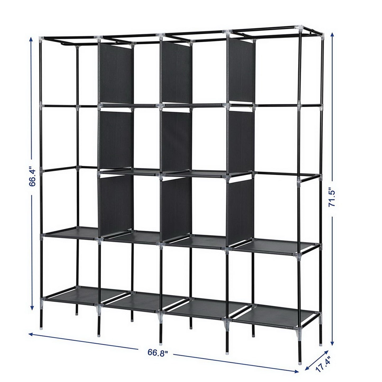 Armoire penderie 👗 Penderie 170cm — Rangez 50 vêtements sans sousis