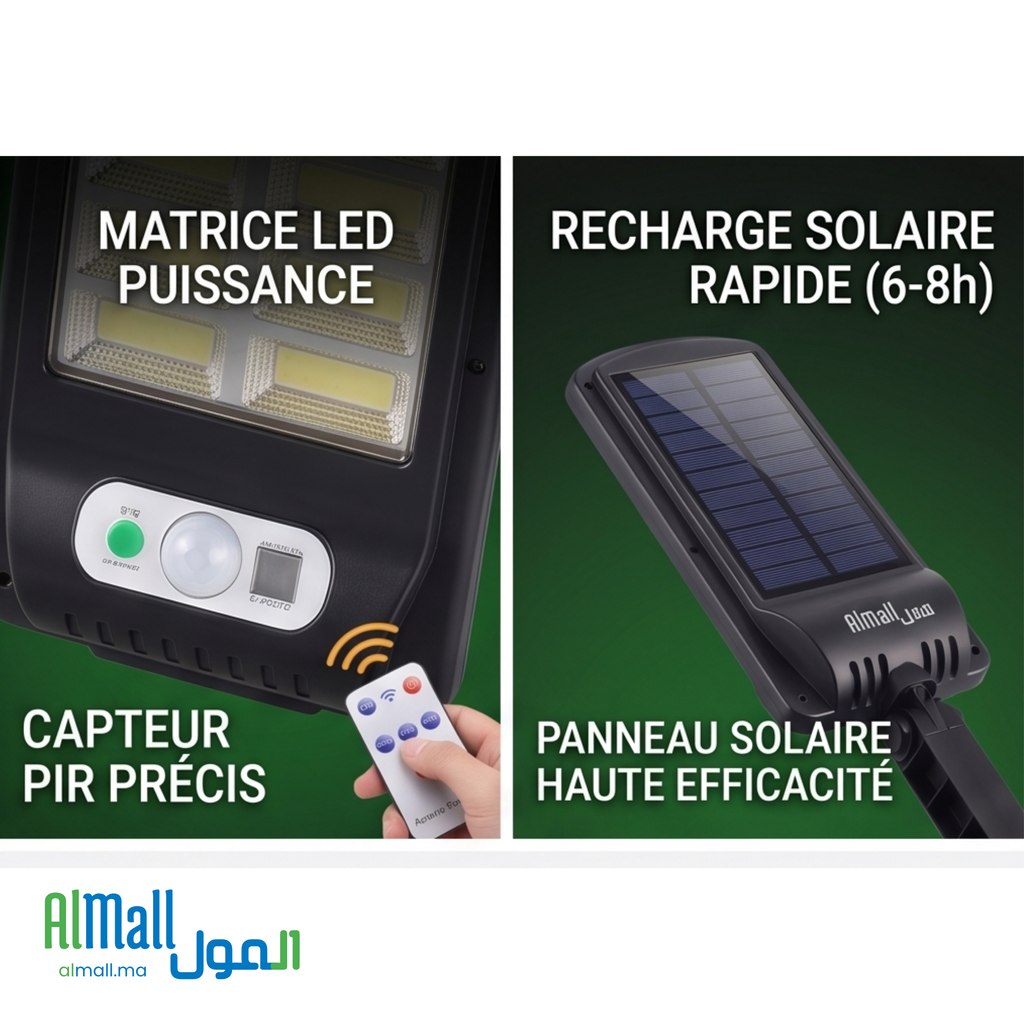 SolarGuard™ — Lampe Solaire 1008 LED à Détecteur