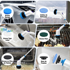 ScrubForce™ — Brosse Électrique 9 Embouts