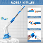 ScrubForce™ — Brosse Électrique 9 Embouts