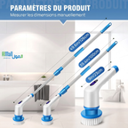 ScrubForce™ — Brosse Électrique 9 Embouts